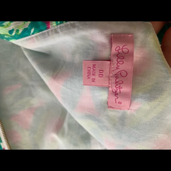 Lilly Pulitzer Sheath mini dress Sz 00 - Picture 3 of 3